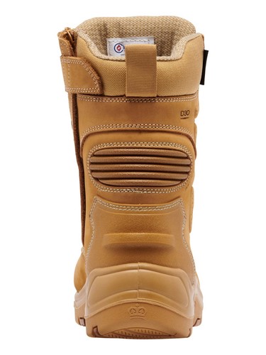 Botas de seguridad KingGee BENNU PRO 9 tapa de acero agarre SRC ropa de trabajo cuero K28007 - Imagen 7 de 9