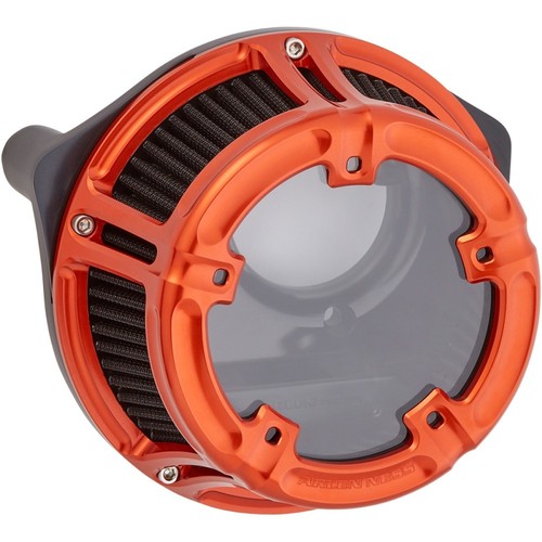 Arlen Ness 18-184 Method Clear Sucker Air Cleaner Kit - Orange Anodized
