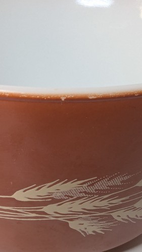 Casseruola Pyrex Vintage Autumn Harvest 1 quarto n. 473-B colore ruggine - Foto 6 di 15