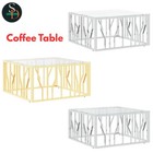 Modern Coffee Table Hallway Tea End Table Sofa Side Table Stainless Steel vidaXL