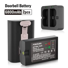 Rechargeable Battery V4 For Ring Battery Doorbell 5F77E9,Video Doorbell 2/3/4