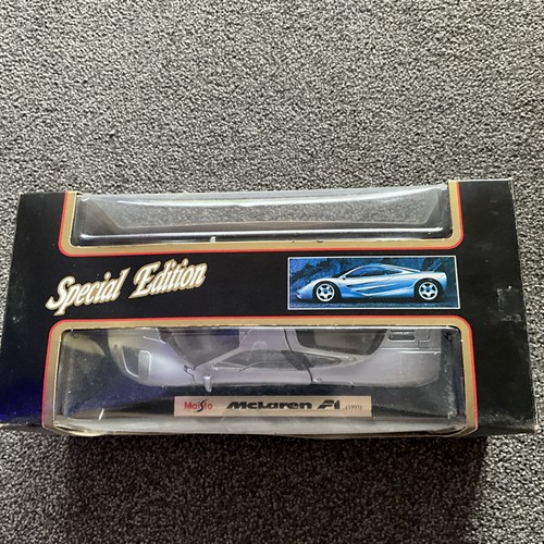 Maisto Special Edition 1/18 Scale Mclaren F1 Boxed Vintage Diecast Super Car - Picture 2 of 4