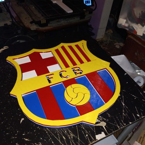 19 Inch FC Barcelona 3D Logo Memorabilia Man Cave, Wall Hanging - 第 17/19 張圖片