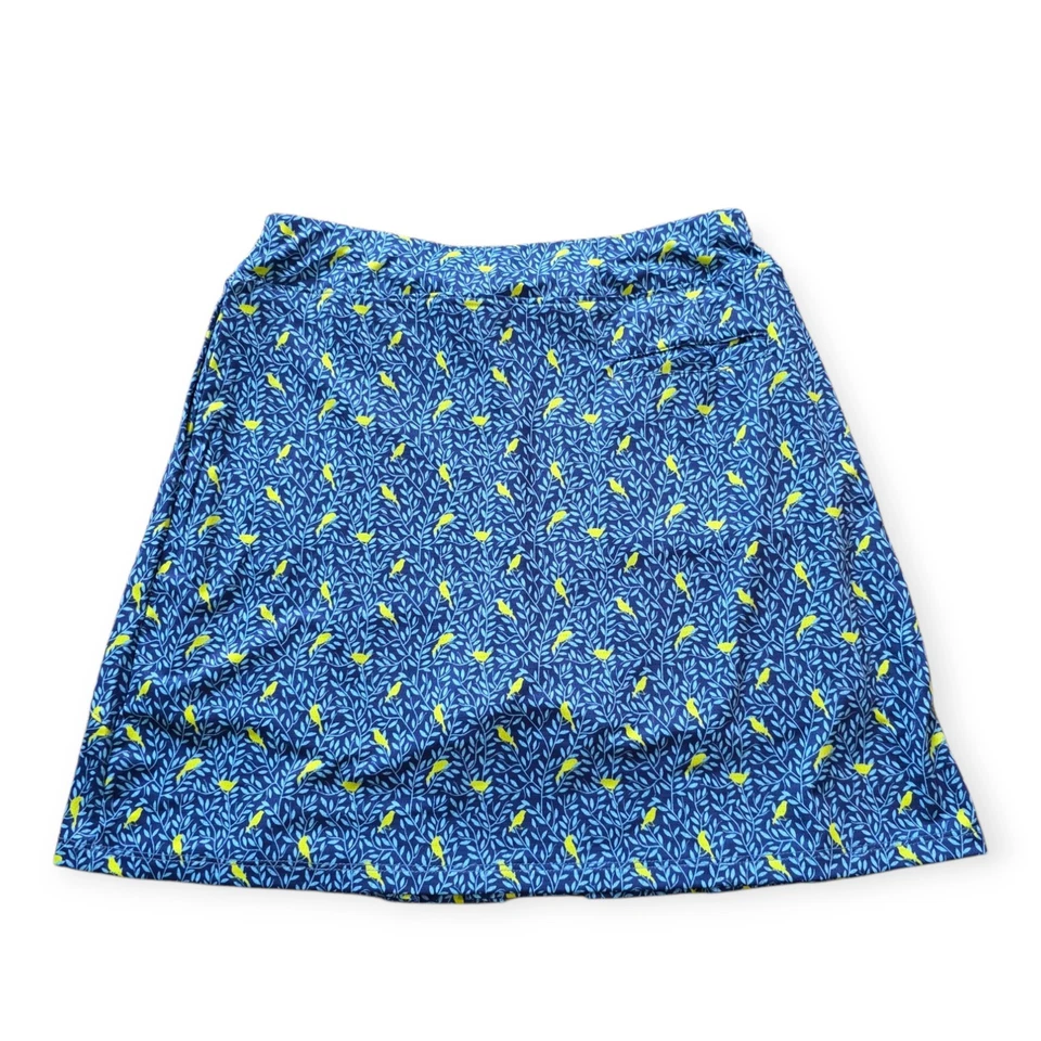 Pantalón corto de golf deportivo Haley nuevo con etiquetas, azul y amarillo, para mujer talla XSmall  Foto 2 de 4