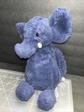 JELLYCAT Bashful Elephant 12" Plush Dark Blue Replacement Stuffed Animal Lovely