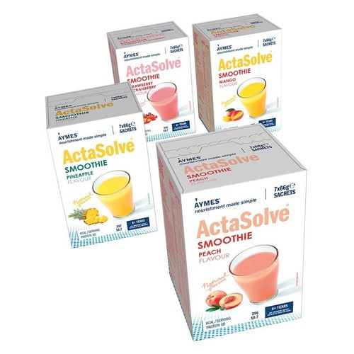 Aymes ActaSolve Smoothie Mango 7x66g x 6 Packs - Picture 2 of 3