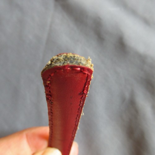 Vintage Yves Saint Laurent Gürtel Damen 30 90 cm Rot Leder Skinny Made in Italy - Bild 11 von 14