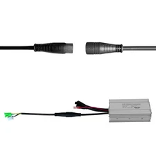 Efficient Connection Black 9 Pin Male Adapter Cable for Electric Bikes