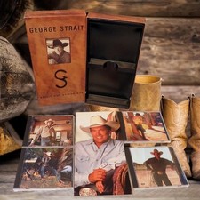 George Strait Strait Out Of The Box 4 CD Box Set with Booklet 1995