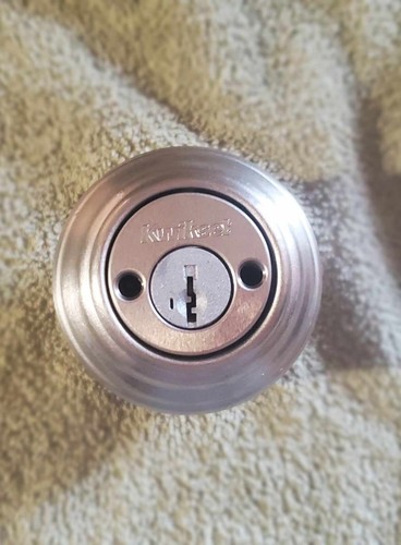 KWIKSET SMARTKEY 985 Double Cylinder Deadbolt Satin Nickel KEYED BOTH SIDES - Picture 8 of 9
