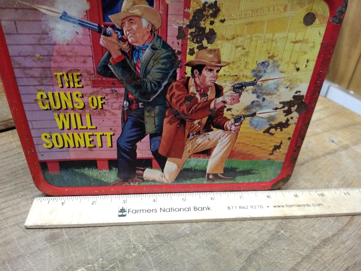 Vtg 1968 King Seelley Thermos Co. The Guns Of Will Sonnett