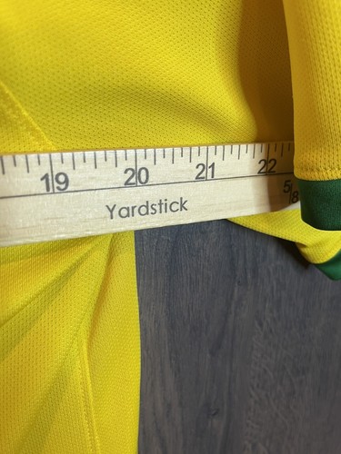 Nike Brazil 2014 2015 Home Football Shirt Soccer Jersey Adult Medium Yellow - Picture 9 of 9