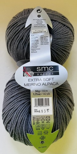 SMC Merino/Alpaka Garn 1 Stück auswählen grau 4935 Luxus DK Neu Vintage - Bild 3 von 10