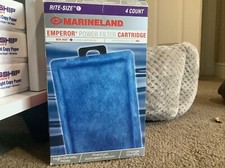 MarineLand Emperor Pro 450 Filter Cartridges 4-Count Rite Size E PA0137-04 NOS