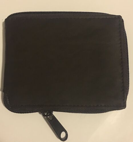 Wholesale 12 Pcs Men's Zipper Around Bi-Fold Leather Wallets, 4 Black,4 Chocolat - Picture 3 of 11