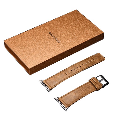 38/41/44/45mm Genuine Leather Wrist Band Strap For Apple Watch iWatch All Series - Picture 29 of 48