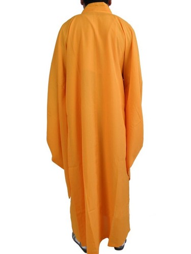 Shaolin Buddhist Monk Dress Meditation Haiqing Robe Kung fu Suit Men's Costumes - Picture 6 of 14