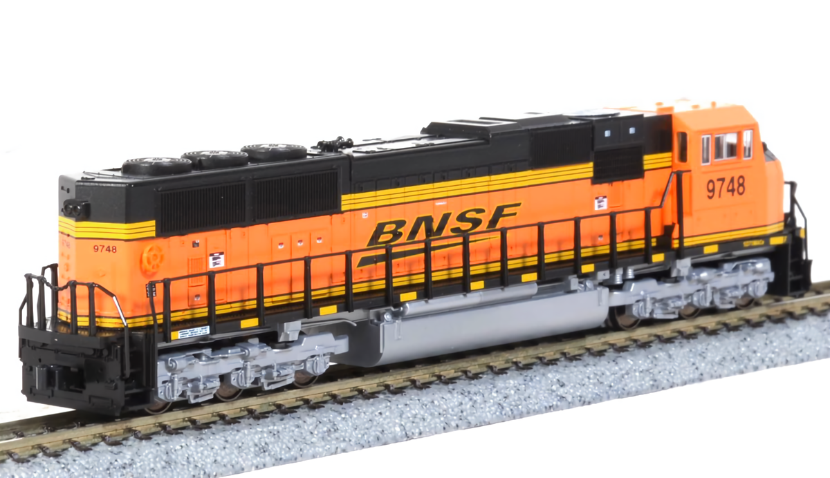 N Scale Kato 176-6321 EMD SD70MAC BNSF #9748 Heritage III N Scale Kato 176-6321 EMD SD70MAC BNSF #9748 Heritage III