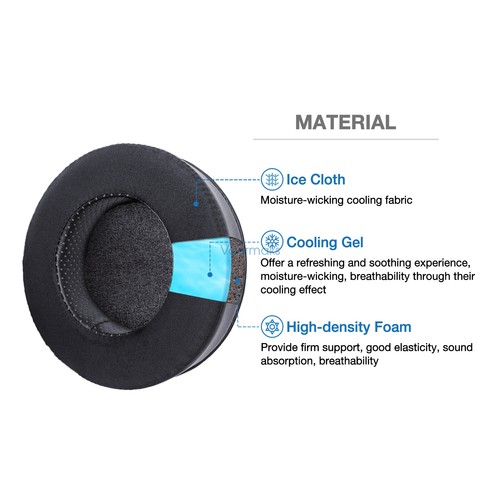 Cooling Gel Ear Pads For HiFiMan Sundara HE400 400i 400S 500 560 35X HE4XX HE5 6 - Zdjęcie 2 z 11