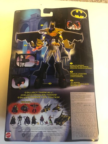 FIGURA DE COLECCIÓN MATTEL BATMAN SERIE DELUXE 6" ARMADURA SIGILOSA BATMAN - Imagen 2 de 4