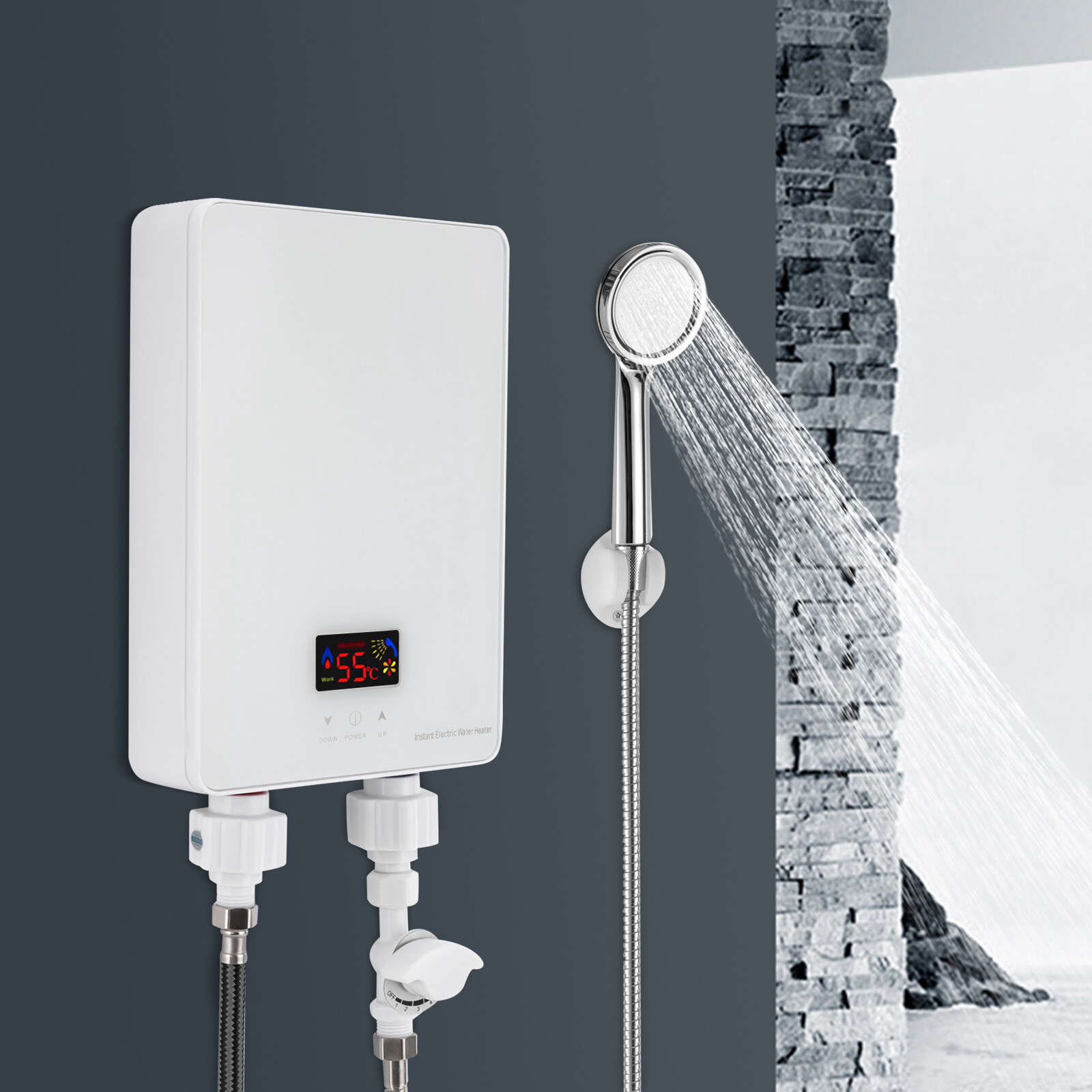 Instant Hot Water Heater Electric Tankless On Demand House Shower