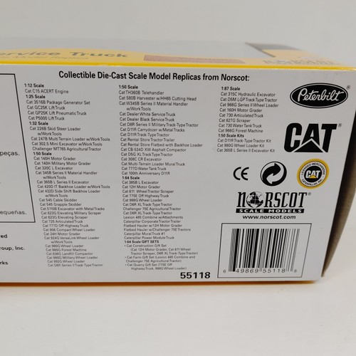Cat Dealer Service Truck Peterbilt 1:50 Scale Model Norscot 55118 2005 - Picture 11 of 13