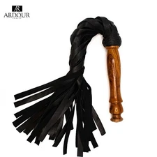 Genuine Cowhide Leather Flogger 25 Tails Handcrafted Heavy Duty Spanking Whip