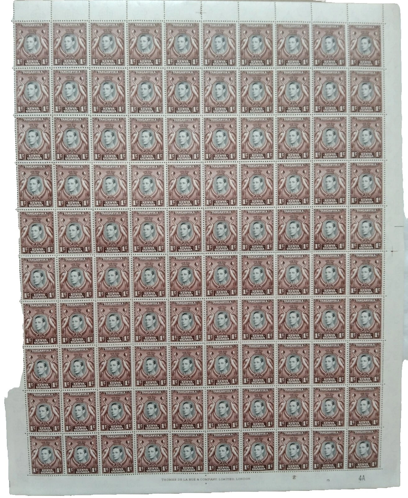 Sellos hoja completa negro