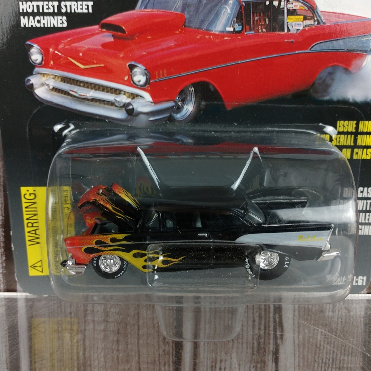超レア！RACING CHAMPIONS '55CHEVY HOTROD Racing Champions 1998 Hot Rod Drag Racing Issue #86 '55