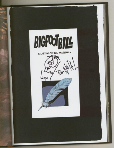 Doug TenNapel SIGNED w Original Comic Art Sketch ~ Bigfoot Bill 1 Hardcover Book - Bild 2 von 3