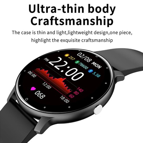Reloj inteligente monitor de ritmo cardíaco presión arterial rastreador de fitness para iOS Android - Imagen 5 de 16