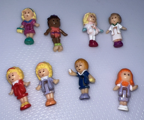 Lote De 8 Figuras De Muñeca Bluebird Polly Pocket De Colección más 5 Casas y 1 Compacto - Imagen 15 de 18