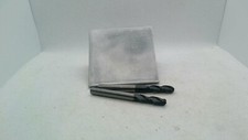 (2 pack) 1/4" Carbide Ball Endmill, 1/4", 3 flute, 3/4 depth of cut, 1 accupro a