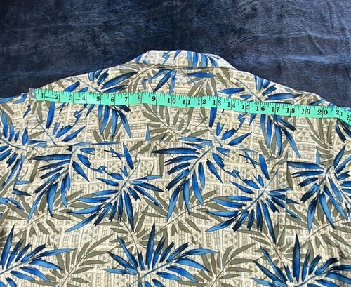 Mens Statements Shirt Hawaiian Sz XL Button Down Palm Aloha Summer Casual Beach - Picture 5 of 10