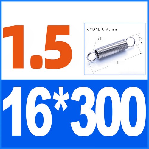 A2 Stainless Steel Tension Springs | Ø1.5mm×30-320mm for Automotive, Industrial - Picture 94 of 113