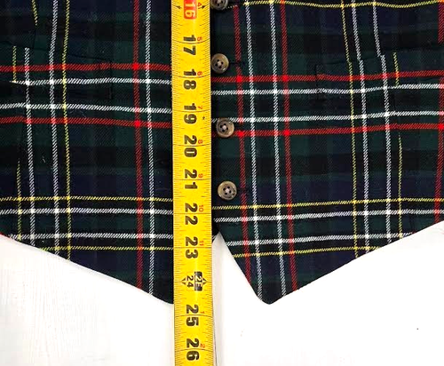 Britches Georgetowne Plaid Vest Tartan Scottish Irish Button Up Lined Women's M - Imagen 6 de 6