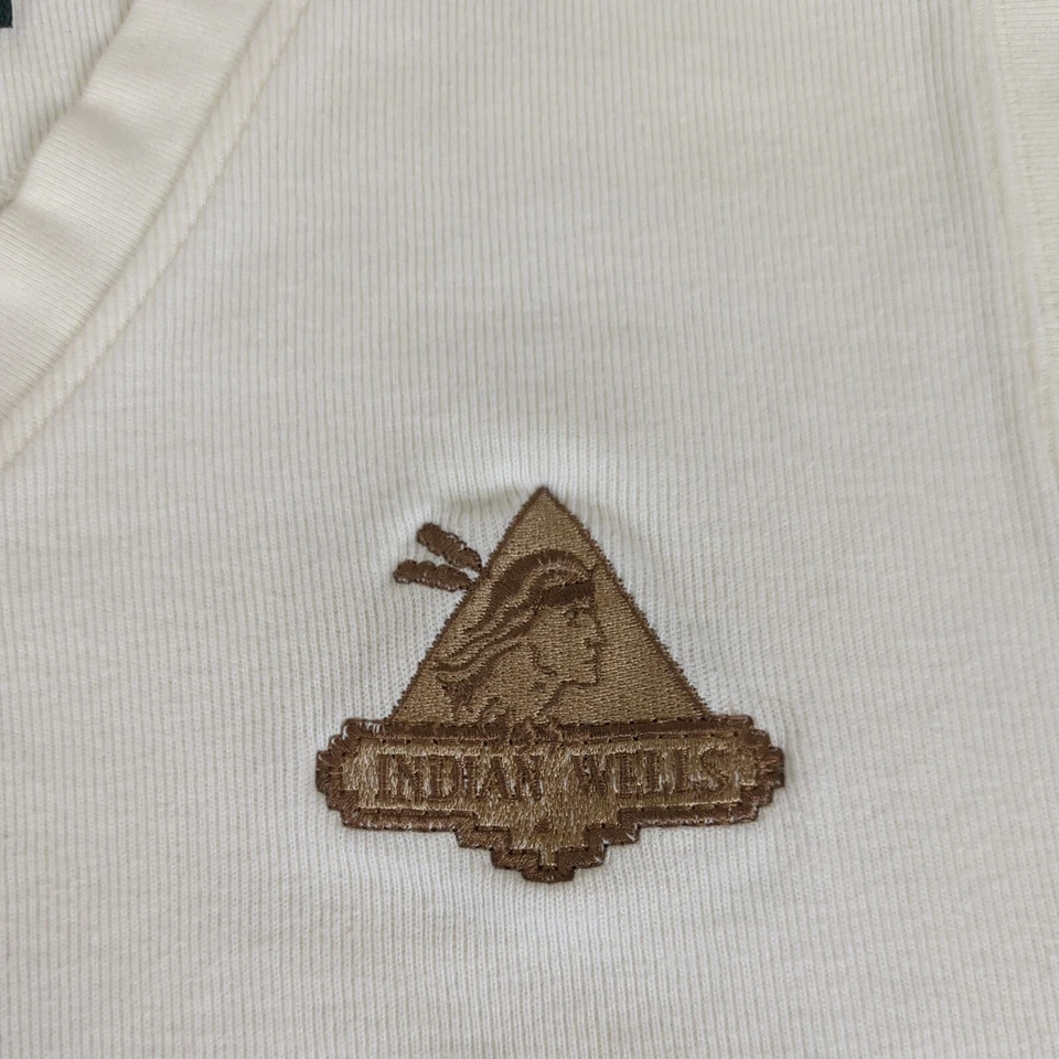 Indian Wells Golf Resort Suéter Chaleco Divots Sin Mangas Algodón Hombres Grande Foto 4 de 4