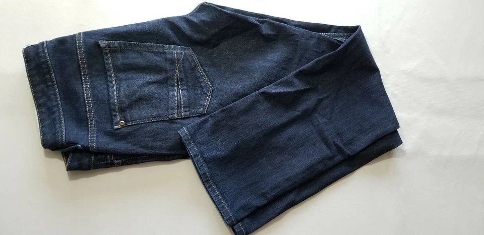 Jean de mezclilla GARCIA Russo calce recto elástico mezcla de algodón para hombre - 34x32 azul oscuro Foto 2 de 4