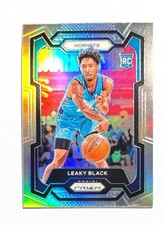 Leaky Black ~ 2023-24 Panini Prizm ~ Rookie Silver Prizm #284