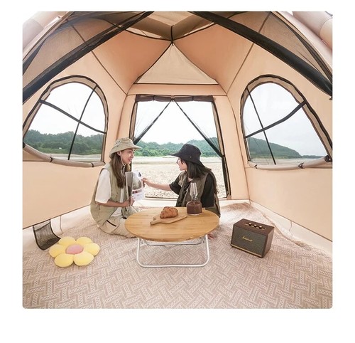 Large Air Tent For 4-5 People,220cm*220cm Portable Outdoor Waterproof Tent - Imagen 17 de 25