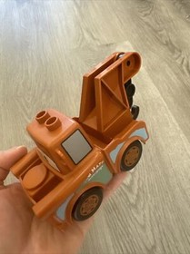 Lego Duplo DISNEY PIXAR CARS Mater Brown Tow Truck Complete Parts W/ Hook 2009