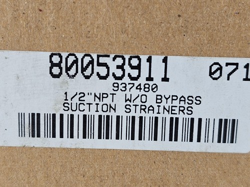 NEW Parker Hydraulic Filter 937480 Suction Strainer W/O Bypass 1/2"Port Box of 2 - Picture 3 of 5