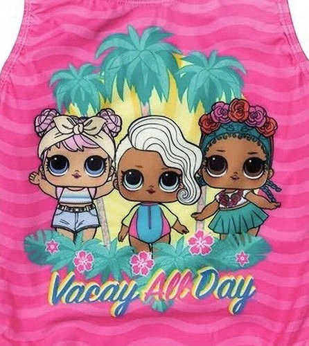 LOL Surprise! ☆ Girls Vacay All Day 1-Piece Swimsuit ☆ Sizes 5-16 - Picture 3 of 3