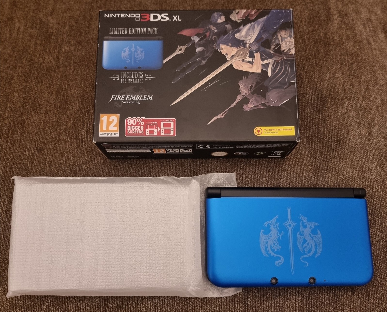 Nintendo 3DS XL Fire Emblem Awakening Console! Preinstalled Game MINT