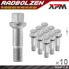10x Radbolzen Radschraube für Mercedes-Benz W164 W463 W140 X164 X204 V251 W220