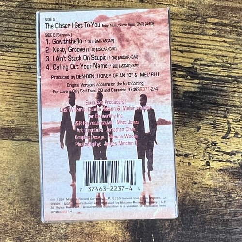 For Lovers Only TheCloser I Get To You Cassette Single New Cardboard Sleeve - Picture 3 of 5