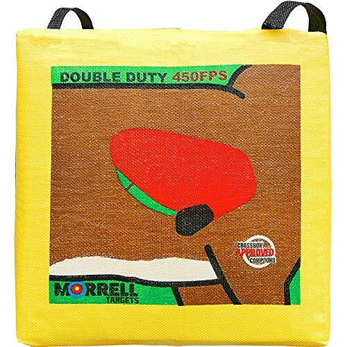 Morrell gelb Double Duty 450 FPS 4-seitiger Würfel Field Point Bogenschießen Tasche Zielscheibe - Bild 5 von 16