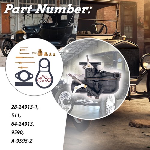 Comprehensive Carburetor Overhaul Kit Fits 1926-1932 Ford Model A & AA Classics - Picture 4 of 6
