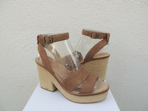 chestnut suede heels