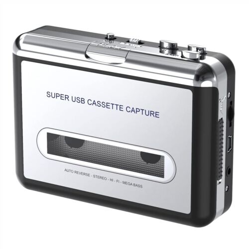 Nuevo reproductor de casete portátil convertidor grabadora convertir cintas a MP3 digital EE. UU. - Imagen 3 de 12